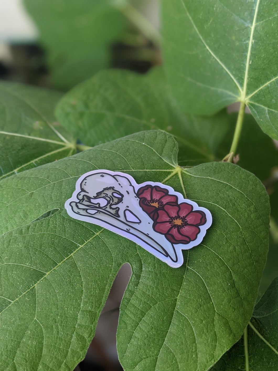 Little Bird with Wild Roses