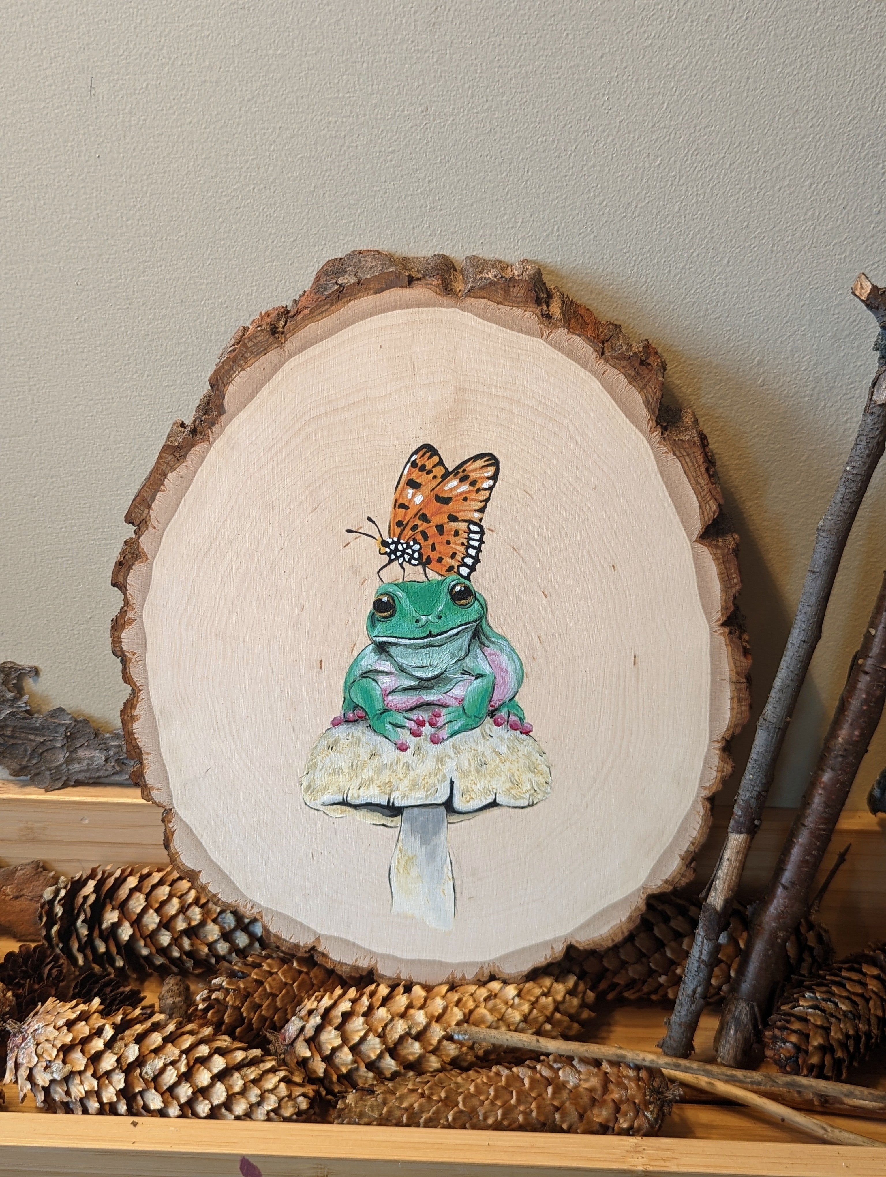 Tree Frog – Textile Creations by Adara