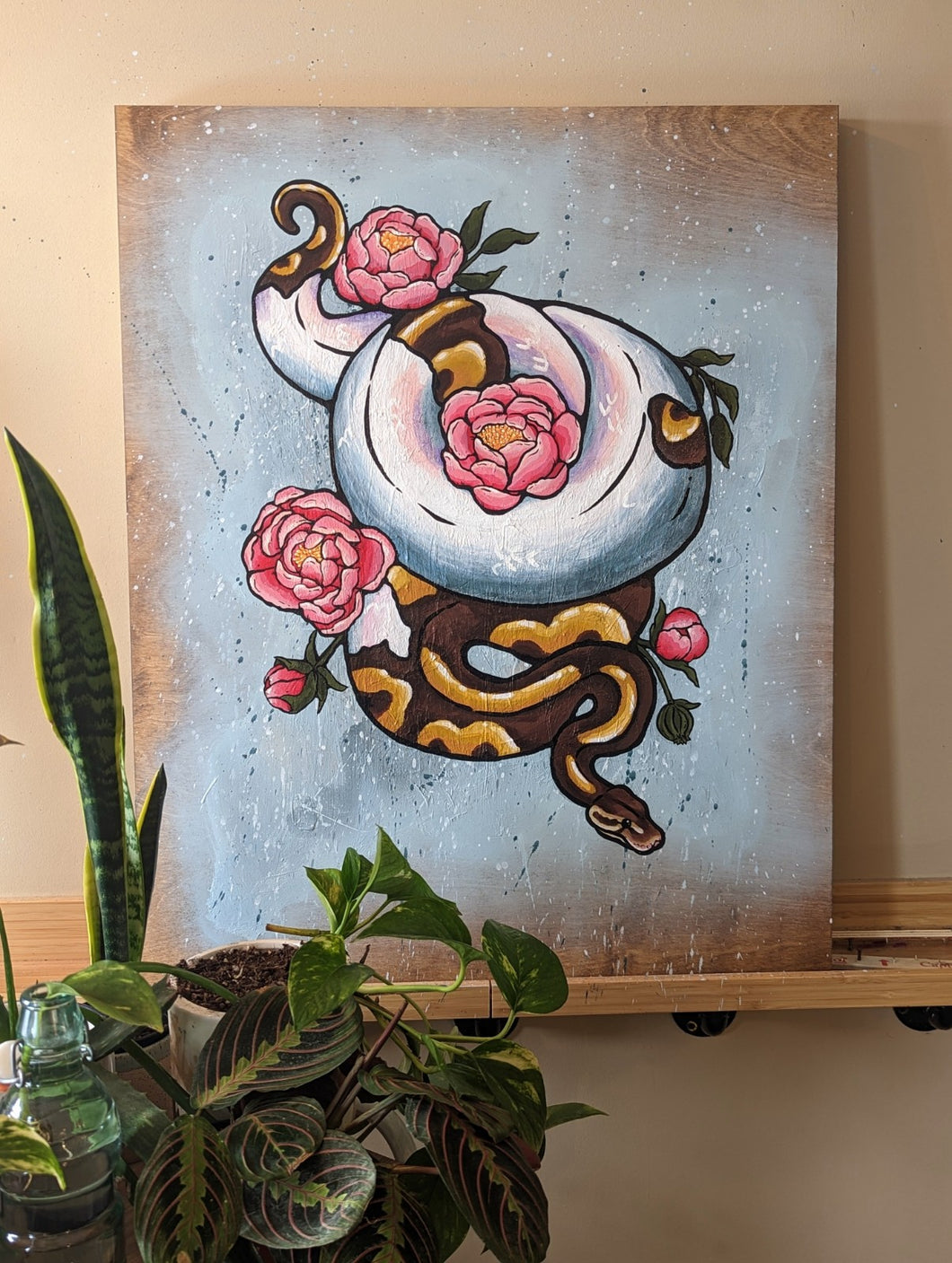 Morph Python and Peonies