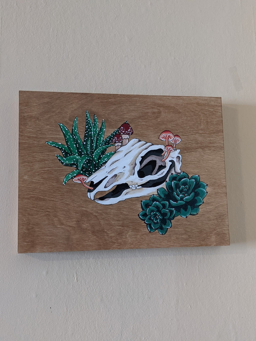Skull and Plants
